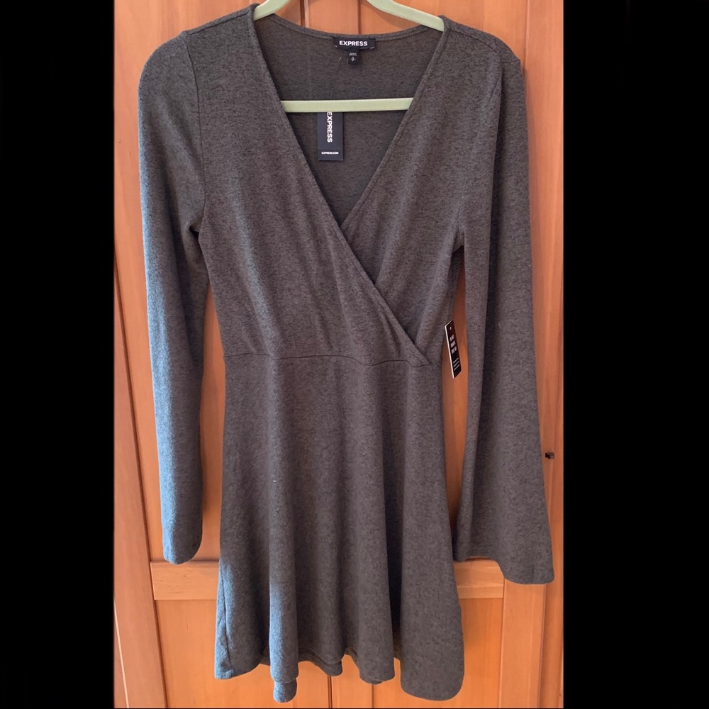 NWT! Express Bell Sleeve Sweater Dress